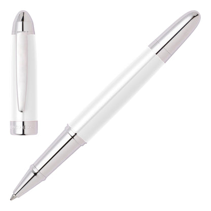 Hugo Boss Rollerball Pen Icon | Black Ink | Gift Box (White)