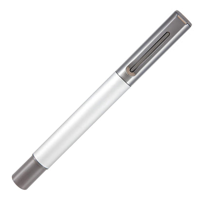 Monteverde USA Ritma Fountain Pen in Silver – Extra Fine Nib, Precision JoWo Stainless Steel, Refillable Ink Cartridge/Converter – Ideal for Professionals & Artists