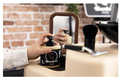 Smoby - Barber and Hairdresser Play Salon Shop for Children (69 x 48 x 91,5 cm) - Play Station incl, Toy Accessories for Styling - for Kids Girls and Boys Aged 3 Years and Over