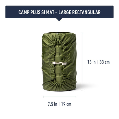Sea to Summit Camp Plus Self-Inflating Foam Sleeping Mat for Camping - Rectangular - Large (78 x 25.2 x 2.6 inches)
