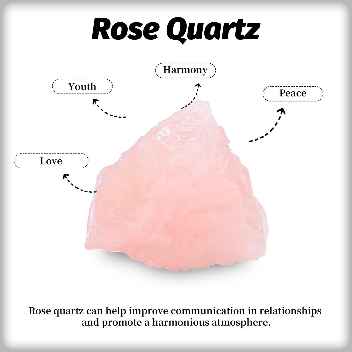 Rose Quartz Raw Stones 1PC, Gemstones Raw Stones and Healing Crystals, Hand Carved Natural Pocket Raw Stone for Decoration Tumbling, Garden(1.18"-1.97")