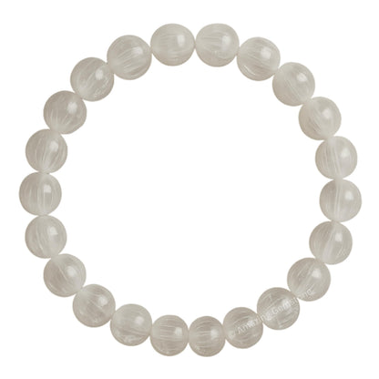 Amazing Gemstone Crystal Bracelet for Women Men's Gifts - Protection Healing Crystal Bracelet - 8mm Gemstone Beaded Stretchable Bracelet Pulseras Para Hombres Mujer Stocking Stuffers Mothers Day Gift (White Moonstone)