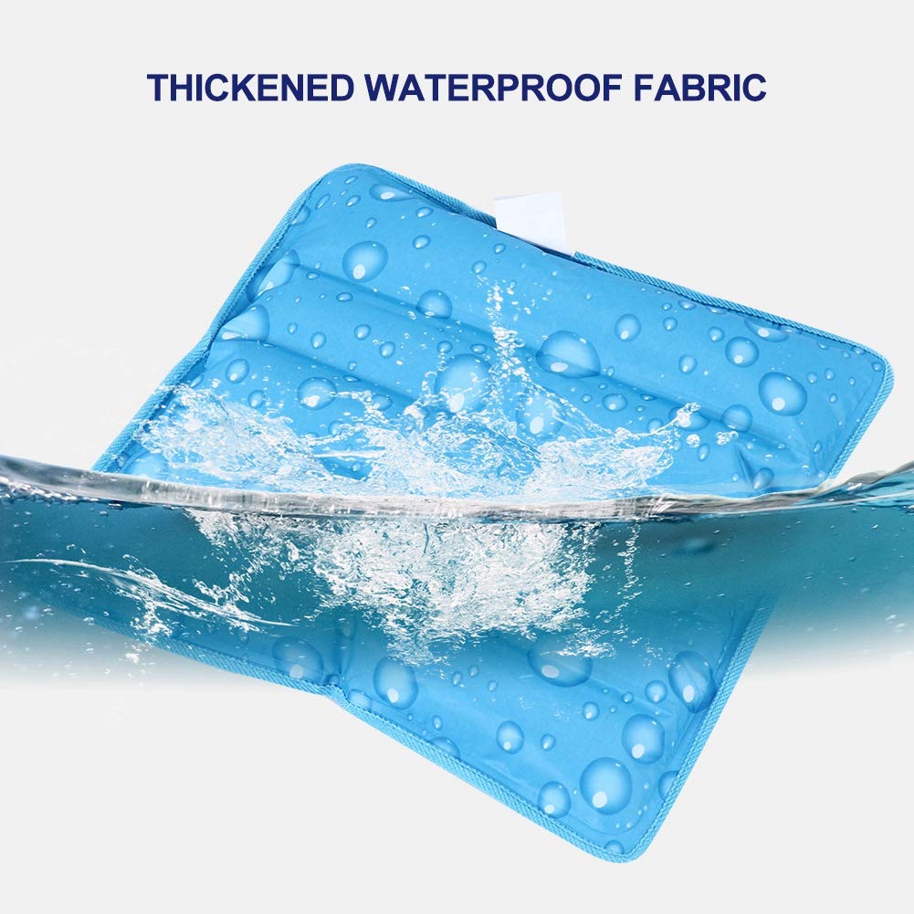 Cooling Mat, Cool Pillow Ice Pillow, Water Filling Ice Pillow Chair Pad, Multifunctional Children Adult Ice Pillow Water Seat Cushion Baby, Children, Student, Office, Car,