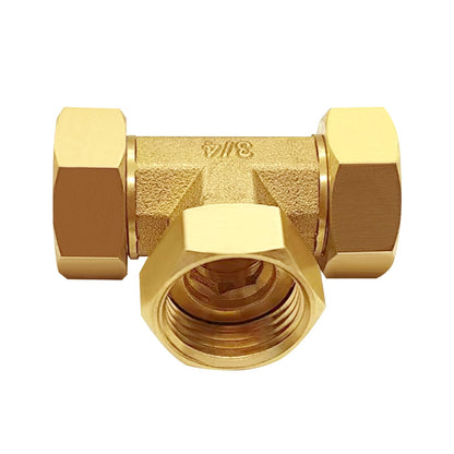 Lovegarden Garden Hose Adapter 3/4" GHT Female Thread Swivel Brass Water Hose Connector Splitter for Faucet Outdoor Watering Cleaning