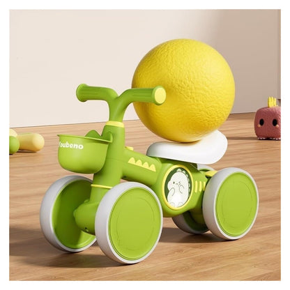 Twist car Ride on Toys Baby Balance Bikes 4 Wheel Wiggle Car with Front Basket for 1-3 Years Old Boys Girls Gifts Ride on Toy(Pink)
