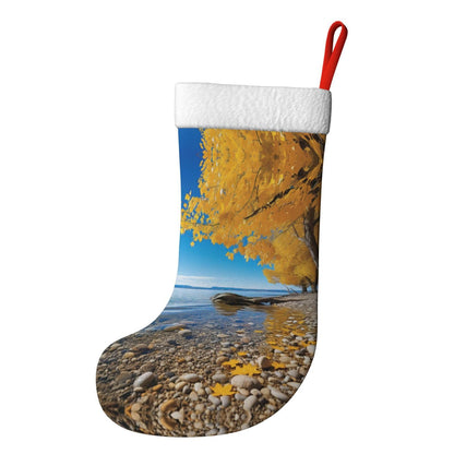 KOPUUYRD Autumn Print Luxurious Holiday Socks,Unique Christmas Socks for Joyful Season,Festive Ornament Classic