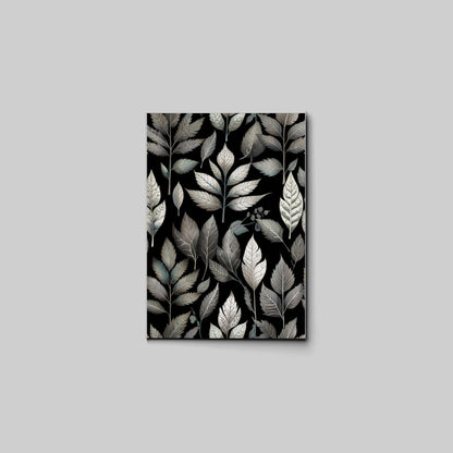 Canvas Print Scandinavian Folk Art Black and Beige Abstract Botanical Wall Art for Scandinavian Home Decor Decor Canvas, Wall
