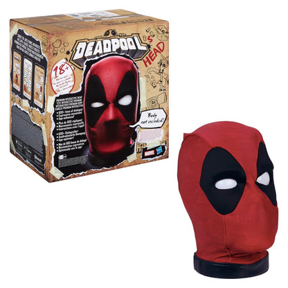 Marvel Legends Deadpool’s Head Premium Interactive, Moving, Talking Electronic, App-Enhanced Adult Collectible, with 600+ SFX and Phrases