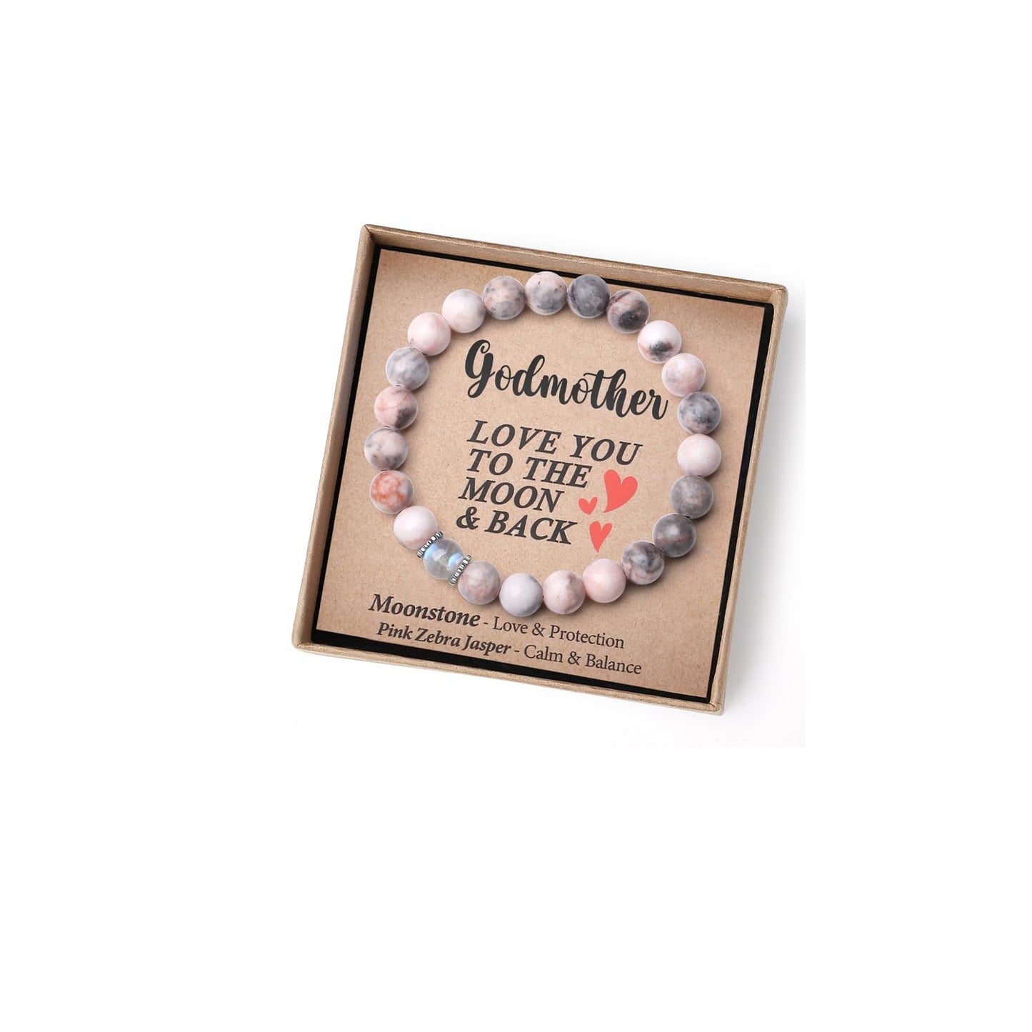 THEMEROL Godmother Gift Godmother Mothers Day Gifts from Godchild Proposal Bracelets God Mother Gifts for Women God Parents Presents Christmas Valentines Day