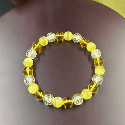 Long tiantian 3 PCS Money Bracelets Wealth Attraction for Women Green Jade Bracelet Feng Shui Bracelets Crystal Protection Jewelry Spiritual Gifts
