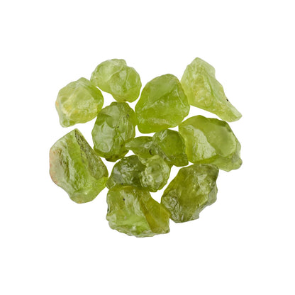 InfinityGemsArt Natural Raw Peridot Crystal Gemstone (Approx. 30 Carats) – Rough Loose Stones for Jewelry Making, Healing Crystals, Chakra Balancing, August Birthstone, DIY Crafts & Art Supplies