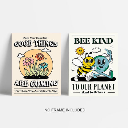 GIFTSFARM Vintage Posters, Retro Wall Art, Retro Poster for Room Aesthetic