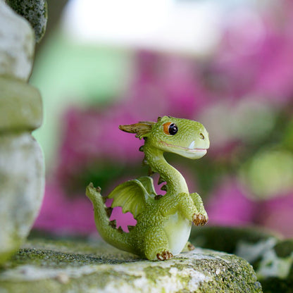 Top Collection 4412 Miniature Fairy Garden & Terrarium Mini Dragon Statue, Small