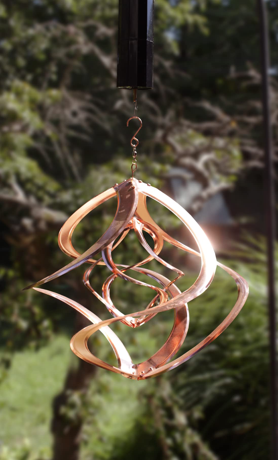 Red Carpet Studios The Original Cosmix Deluxe Helix Wind Spinner, Medium 14-Inch, Double Copper