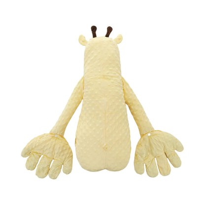 DAOLUAN Baby Soothers Toys, Cute Animal Plush Stuffed Doll Toy for Girls Boys, Portable Dinosaur Unicorn Figure Soothing Dolls for Home and Travel (Yellow, OneSize)