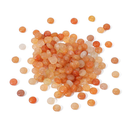 BEADIA Natural Red Aventurine Disk Stone Beads 4x2mm 160pcs Rondelle Loose Semi Gemstone Beads for Jewelry Making Design