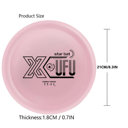 X-UFO Disc Golf Starter Set, 160-170g, Disc Golf Putter, Disc Golf Driver, Mid-Range, Beginner Disc Golf Set