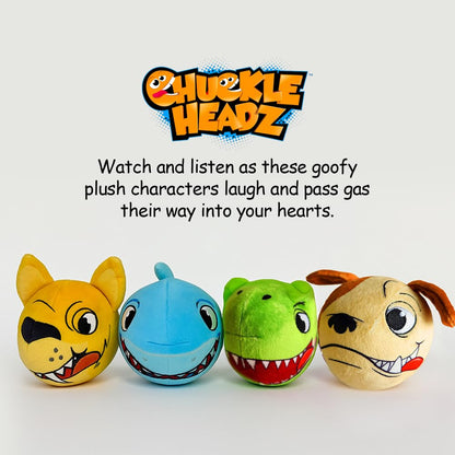 ChuckleHeadz Bulldog Plush Toy – Funny Interactive Animal Plushie with Silly Giggling, Laughing, and Farting Sounds, Hilarious Prank Gag Gift