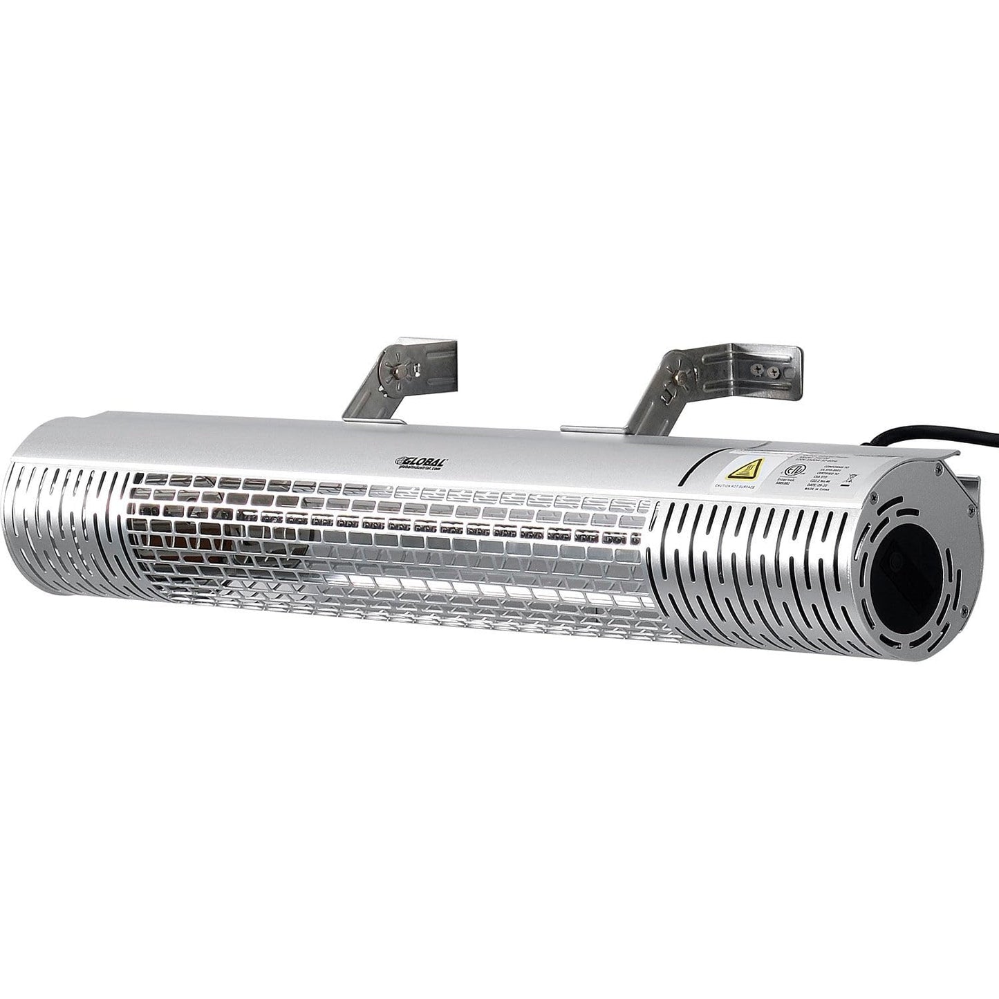 Global Industrial Infrared Patio Heater W/Remote Control, Wall/Ceiling Mount, 1500W, 120V