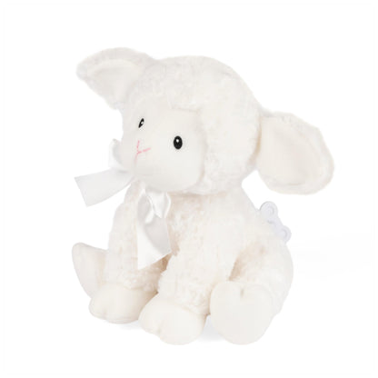 GUND Baby Lena Lamb Keywind Musical Plush, Plays Brahms’ Lullaby, Stuffed Animal Sensory Toy for Babies 10 Months & Up, White, 10”