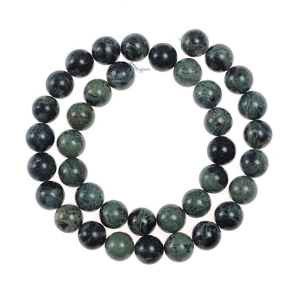 10mm Natural New Kambaba Jasper Gemstone Round Loose Beads Crystal Stone Bracelet Necklace Accessories Crafts for Jewelry Making DIY,1 Strand 15"