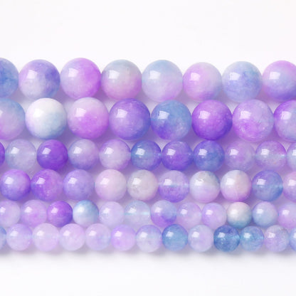 6MM 60PCS Natural Stone Dream Chalcedony Beads for Jewelry Making DIY Bracelet