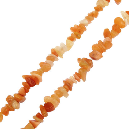 450PCS Yellow Aventurine Natural Irregular Chip Stone Beads 5-8mm Gemstones Crystal Loose Bead for Bracelet Necklace Jewelry Making Crafts DIY Accessory