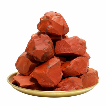 Nvzi Raw Red Jasper Stone Crystals Bulk, Real Gemstones and Crystals, Rocks and Minerals, Healing Crystals, Quartz Crystals and Healing Stones, Cuarzos Originales De Energia Y Piedras(1LB)