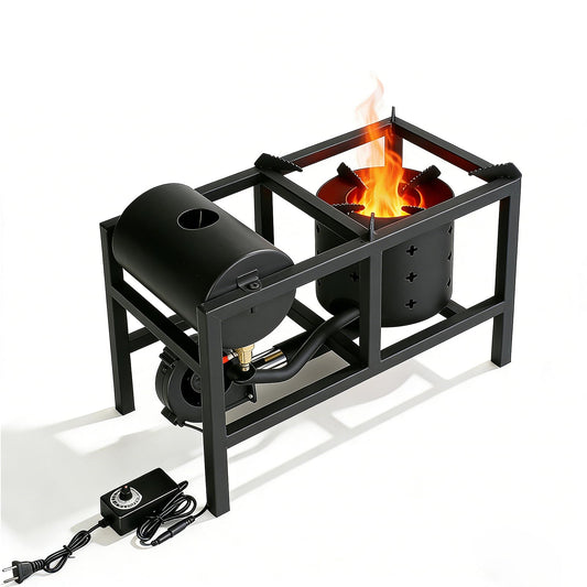 DA DINITHRON DC 12V Waste Oil Burner & Heater, High-Efficiency Heavy Duty Furnace Stove for Garage, Workshop and Outdoor Cooking