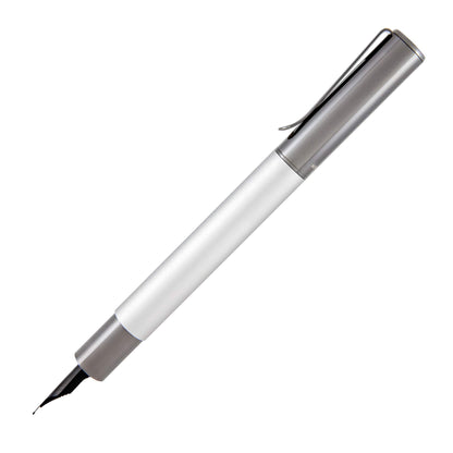Monteverde USA Ritma Fountain Pen in Silver – Extra Fine Nib, Precision JoWo Stainless Steel, Refillable Ink Cartridge/Converter – Ideal for Professionals & Artists