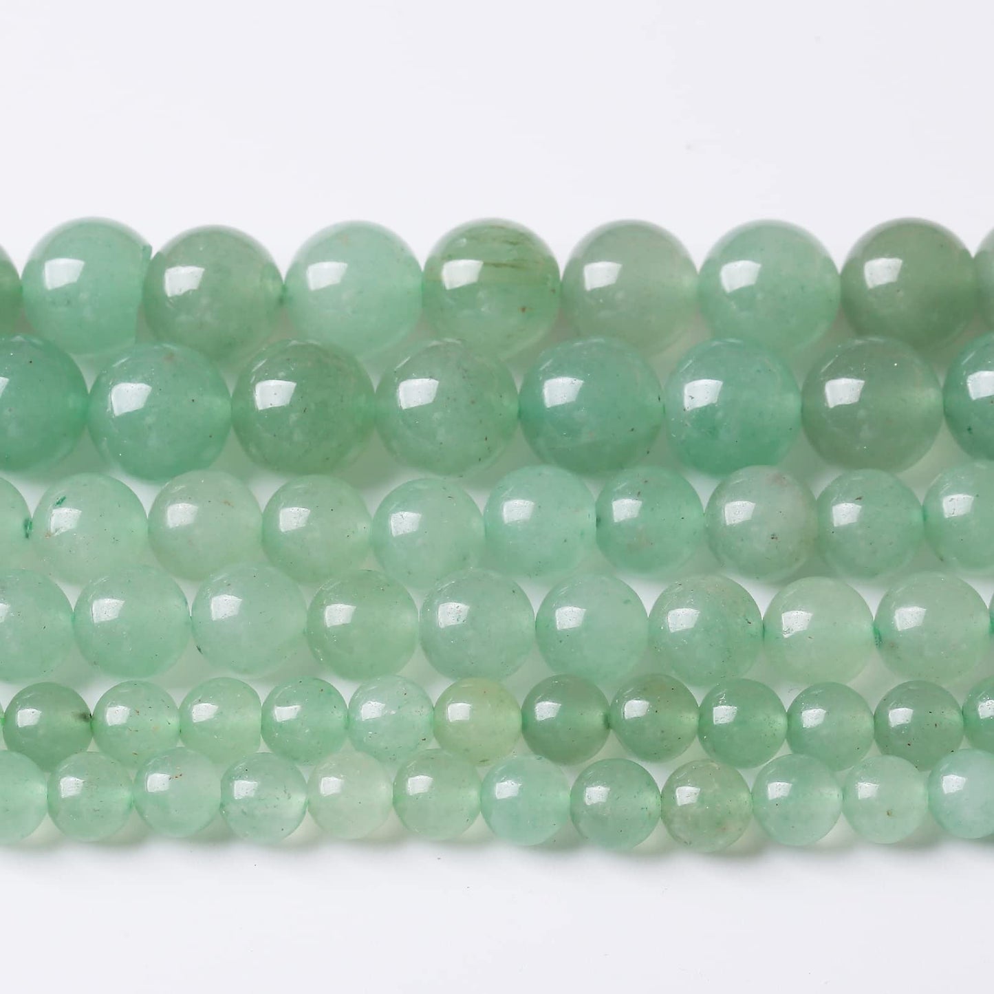 36PCS 10MM Natural Green Aventurine Stone Beads Energy Healing Beads for DIY Jewelry Bracelet Necklace Making for Jewelry Making15Inch…