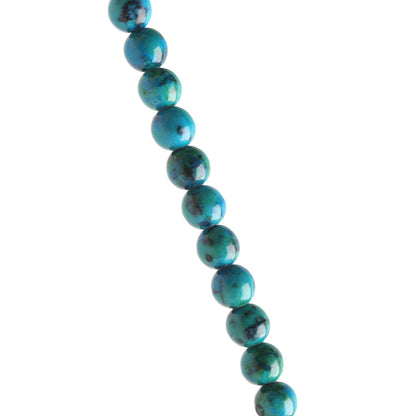 Filluck Natural Stone Beads Phoenix Stone 8mm Polished Round Smooth Gemstone Beads for Jewelry Making 15 Inch(Phoenix Stone,8mm)