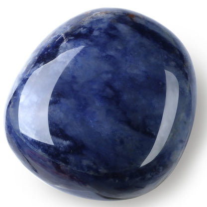 MAIBAOTA 1.6-2.0" Blue Sodalite Crystal Large Sodalite Stone Reiki Blue Crystal Natural Tumbled Blue Polished Stones for Energy Witchcraft Therapy Meditation DIY Crystals for Protection