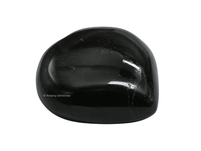 Amazing Gemstone Natural Black Tourmaline Crystal Heart Palm Stone - Pocket Massage Worry Stone for Natural Body Chakra Balancing, Reiki Healing and Crystal Grid