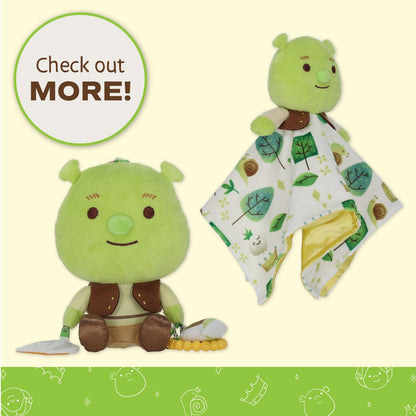 Shrek Cuteeze Stuffed Plush Toy – 12 Inch Extra Soft Plushie – Crinkle Sound in Ears – Beans in The Body for Comforting Feel – Perfect Loveable Gift for Baby Boys & Girls