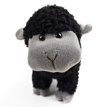 FRANKIEZHOU Sheep Stuffed Animal Lamb Plush Decorations 3Pcs (Sitting, Standing, Kneeling) Black Sheep Toys Gift for Kids Little Girl/Boy