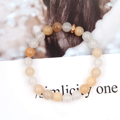 Jardme Healing Crystal Bracelets for Women, 8mm Beaded Natural Stone Stretch Chakra Bracelets Tree of Life Bracelet Jewelry Gifts for Women