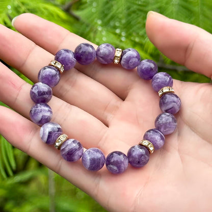 liagza Healing Bracelet For Women Anxiety Crystal Bracelet Chakra Beaded Bracelets Rose Quartz Crystals And Healing Stones Yoga Bead Bracelet Calming Stretch Bracelet Stress Relief Gifts For Women