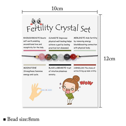 Fuqimanman2020 6mm Spiritual Crystal 7 Chakra Stretch Bracelet Natural Stone Healing with Meaning Cards Quartz Amethyst Reiki Beaded for Women Men for Anxiety Relief Jewelry-Anxiety