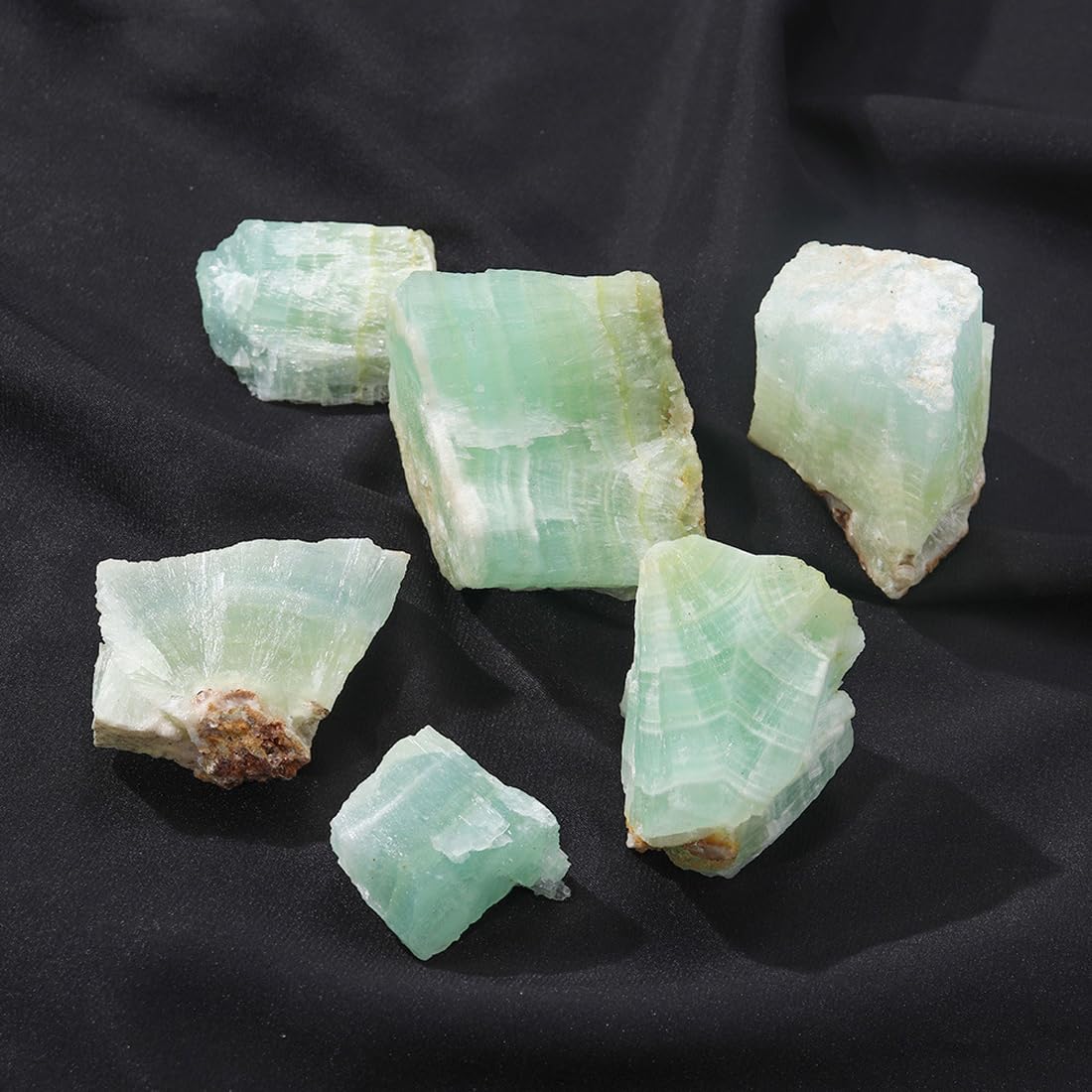 Erliway 1.25-2" Large Caribbean Raw Crystals, Natural Rough Caribbean Stones, Healing Crystals Stones for Fountain Rocks, Home Decoration, Meditation, Energy Balancing, Wire Wrapping, Wicca & Reiki