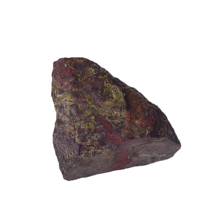 Erliway 1.25-2" Dragon Bloodstone Raw Crystals, Natural Rough Dragon Bloodstone Stone, Healing Raw Stones for Fountain Rock, Home Decor Meditation Energy Balancing Wire Wrapping Wicca & Reiki