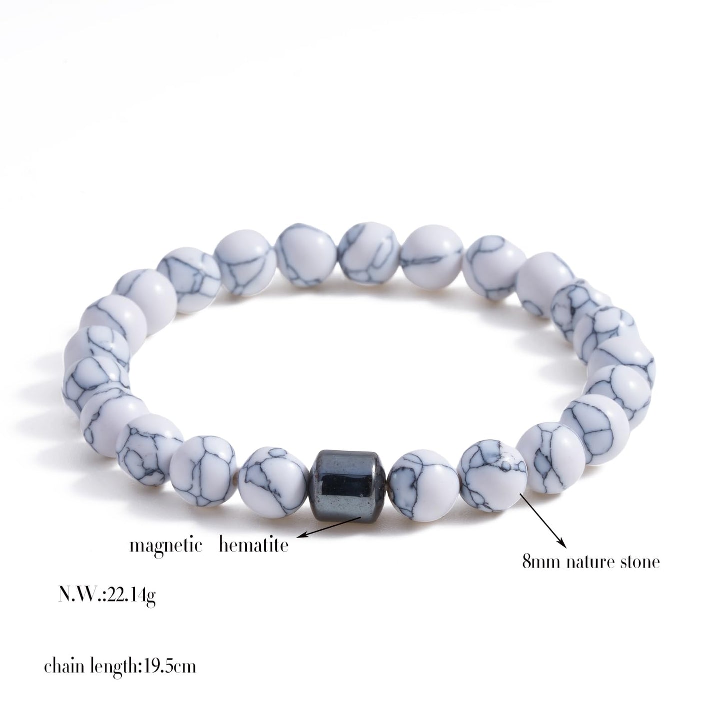 ZHDHDQ 3PCS Glame Anti Alcohol Bracelet for Men Women，Stone Volcanic Stone Reduce the Urge Drinking Alcohol Manifestation Relieve Anxiety Stress Jewelry Gift (grey/emerald green/ashen)