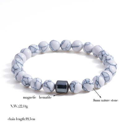 ZHDHDQ 3PCS Glame Anti Alcohol Bracelet for Men Women，Stone Volcanic Stone Reduce the Urge Drinking Alcohol Manifestation Relieve Anxiety Stress Jewelry Gift (grey/emerald green/ashen)