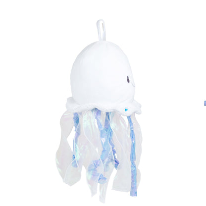 Cuddle Barn - LullaBabies Glimmer The Jellyfish Animated Musical Stuffed Animal Fish Plush Toy for Babies with Night Light Glow, Volume Control, 12 inches