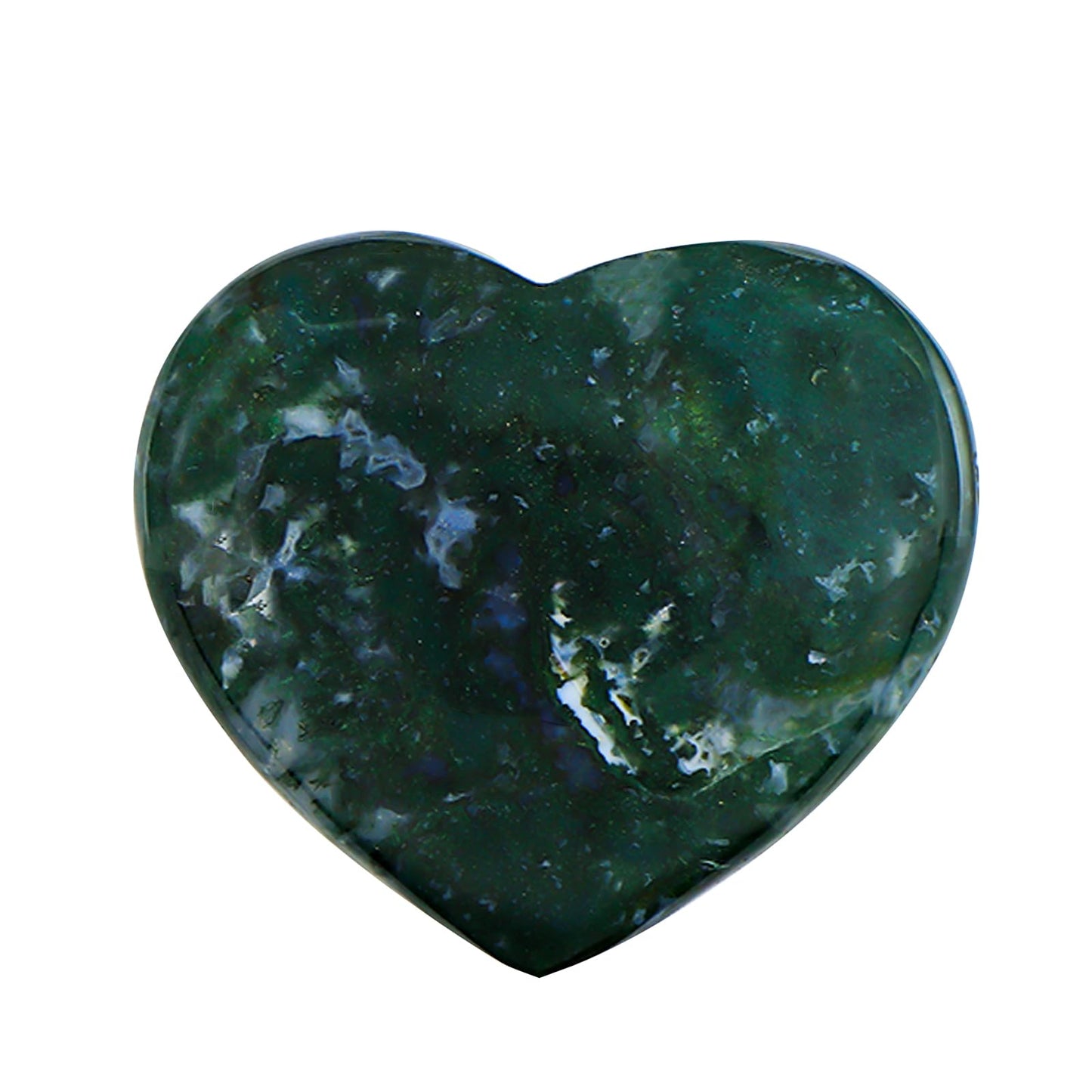 LEADGEM Ocean Jasper Crystal Heart Worry Stone for Anxiety Healing Crystals Heart Shaped Rock Stone for Valentines Day Wedding Decor