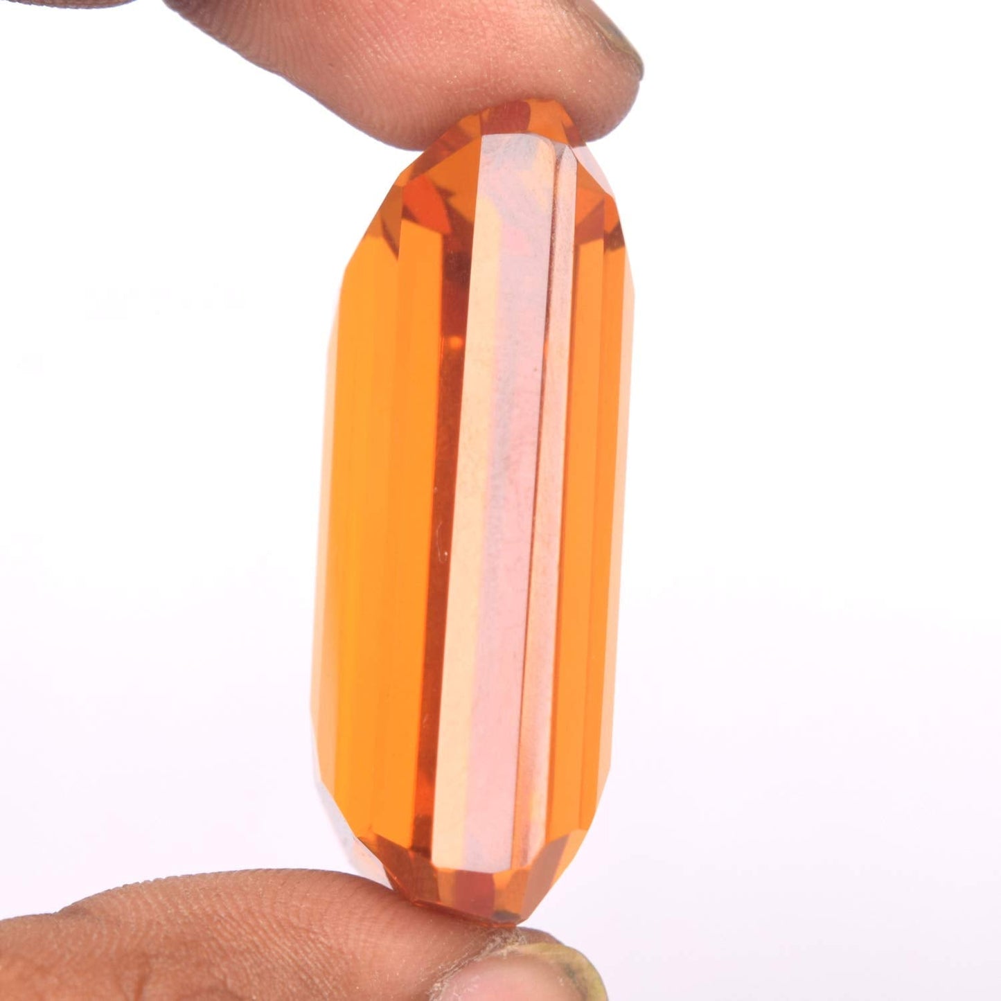 GEMHUB Jewelry Making Yellow Citrine 76.50 Ct Emerald Cut Loose Yellow Citrine, Faceted Birthstone Yellow Citrine Gem