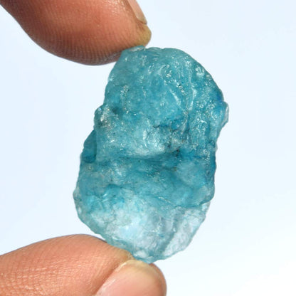 GEMHUB Crystal Aquamarine 26.00 Carat Natural Rough Aquamarine Gemstone Necklace For Women And Mens