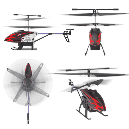 CYLION Remote Control Helicopter for Kids with 30-Minute Flight Time, LED Light Effects, Altitude Hold, One-Key Takeoff/Landing, for Boys and Girls Ages 6+, Perfect Christmas and Birthday Gifts