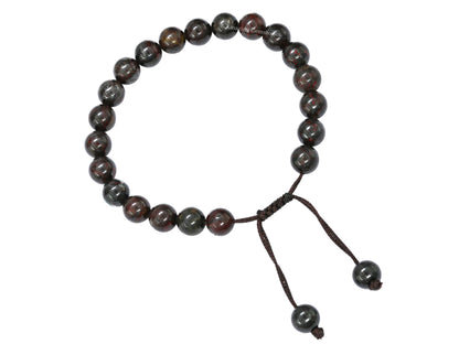 Amazing Gemstone Iron Tiger Eye Bracelet, Gifts For Men & Women - Protection Healing Crystal Bracelet - 8mm Gemstone Beaded Adjustable Bracelet, Pulseras Para Hombres Mujer Stocking Stuffers