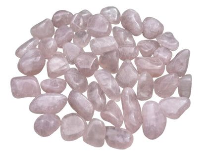 GAF TREASURES 5 Pcs Tumbled Rose Quartz Stones, Polished Quartz Healing Crystals